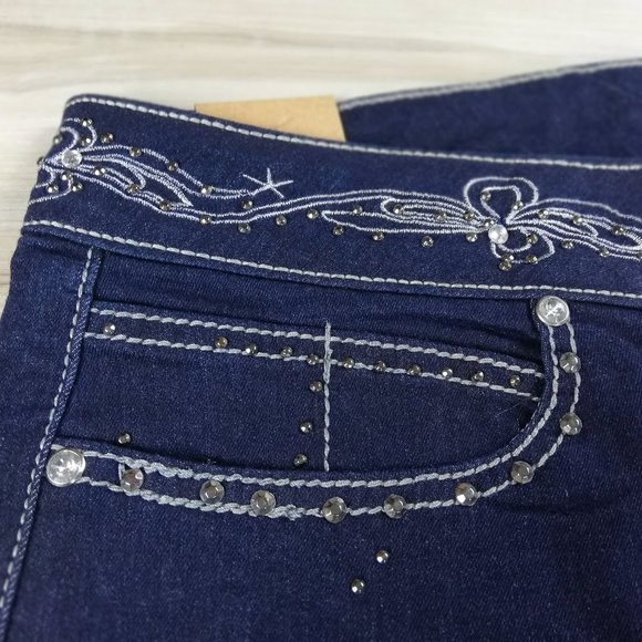 Straight Leg Denim Pants - Picture 4 of 13